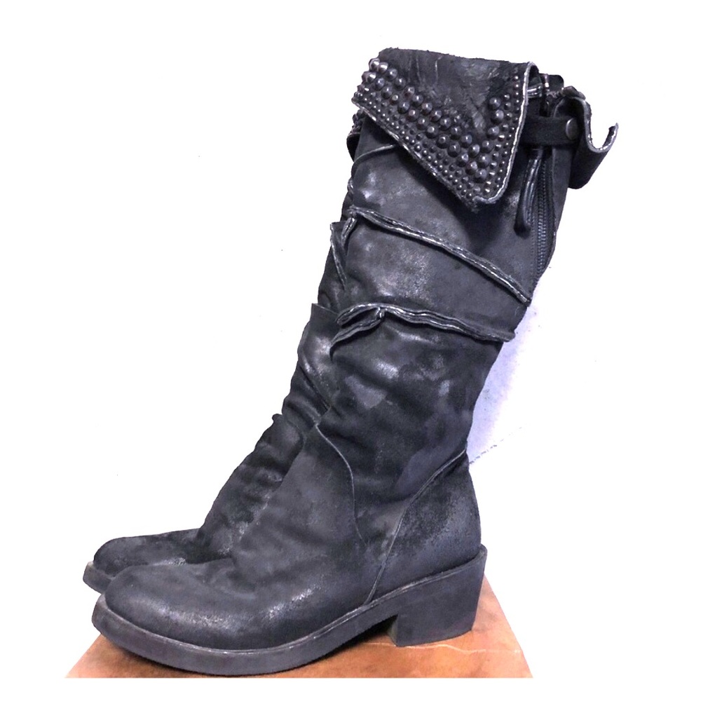 🔥KMRii RARE leather medieval pirate or witch boot